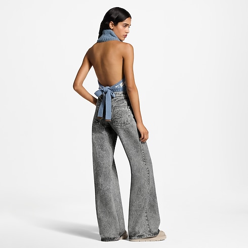 Stonewashed Flare Jeans in Wanita's Pakaian Celana Panjang dan Celana Pendek collections by Louis Vuitton (Perbesar produk)