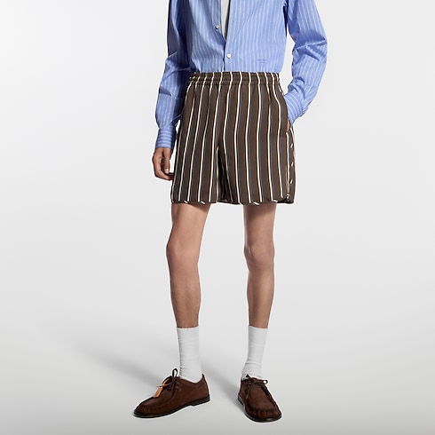 Striped Running Shorts in Pria's Pakaian Celana collections by Louis Vuitton (Perbesar produk)