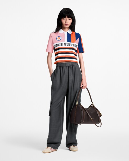 ストライプ シグネチャーポロトップ ウィメンズ ウェア(洋服)