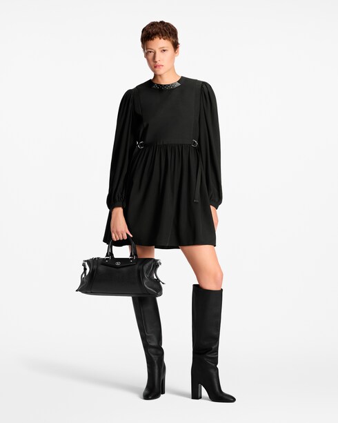 Stud Collar Long-Sleeved Dress in Women's Ready-to-Wear Dresses collections by Louis Vuitton