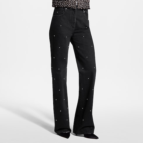 Stud Detail Jeans in Wanita's Pakaian Celana Panjang dan Celana Pendek collections by Louis Vuitton (Perbesar produk)