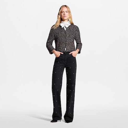 Stud Detail Jeans in Wanita's Pakaian Celana Panjang dan Celana Pendek collections by Louis Vuitton (Perbesar produk)