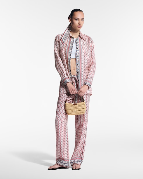 S00 액세서리 헤어 액세서리 서머 가든 스크런치 | 루이비통 공식 온라인 스토어®