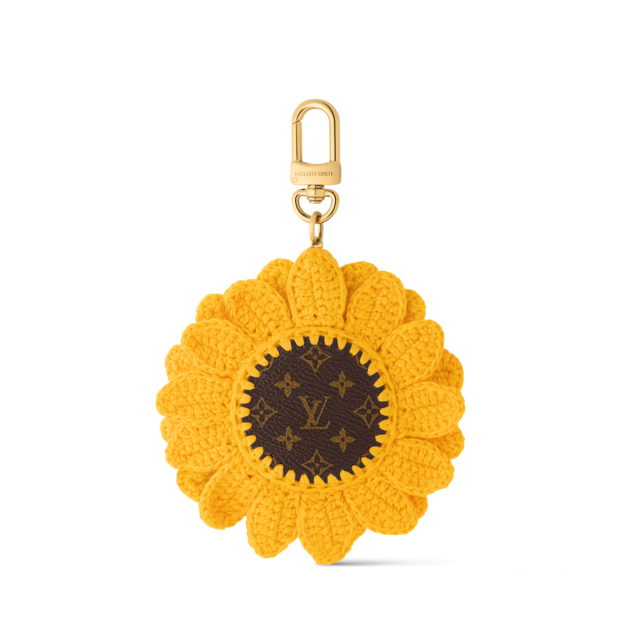 Sunflower Crochet Bag Charm S00 in Wanita