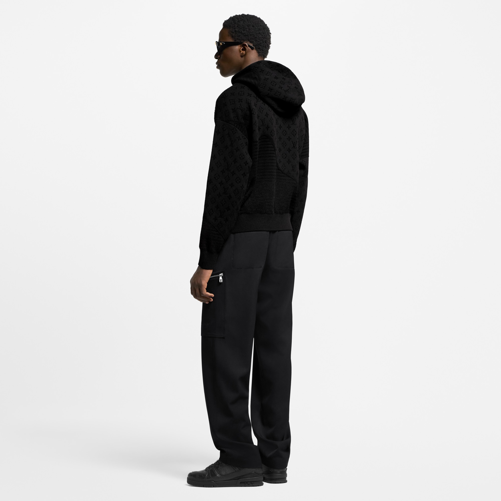 Tailored Wool Cargo Pants   in Men