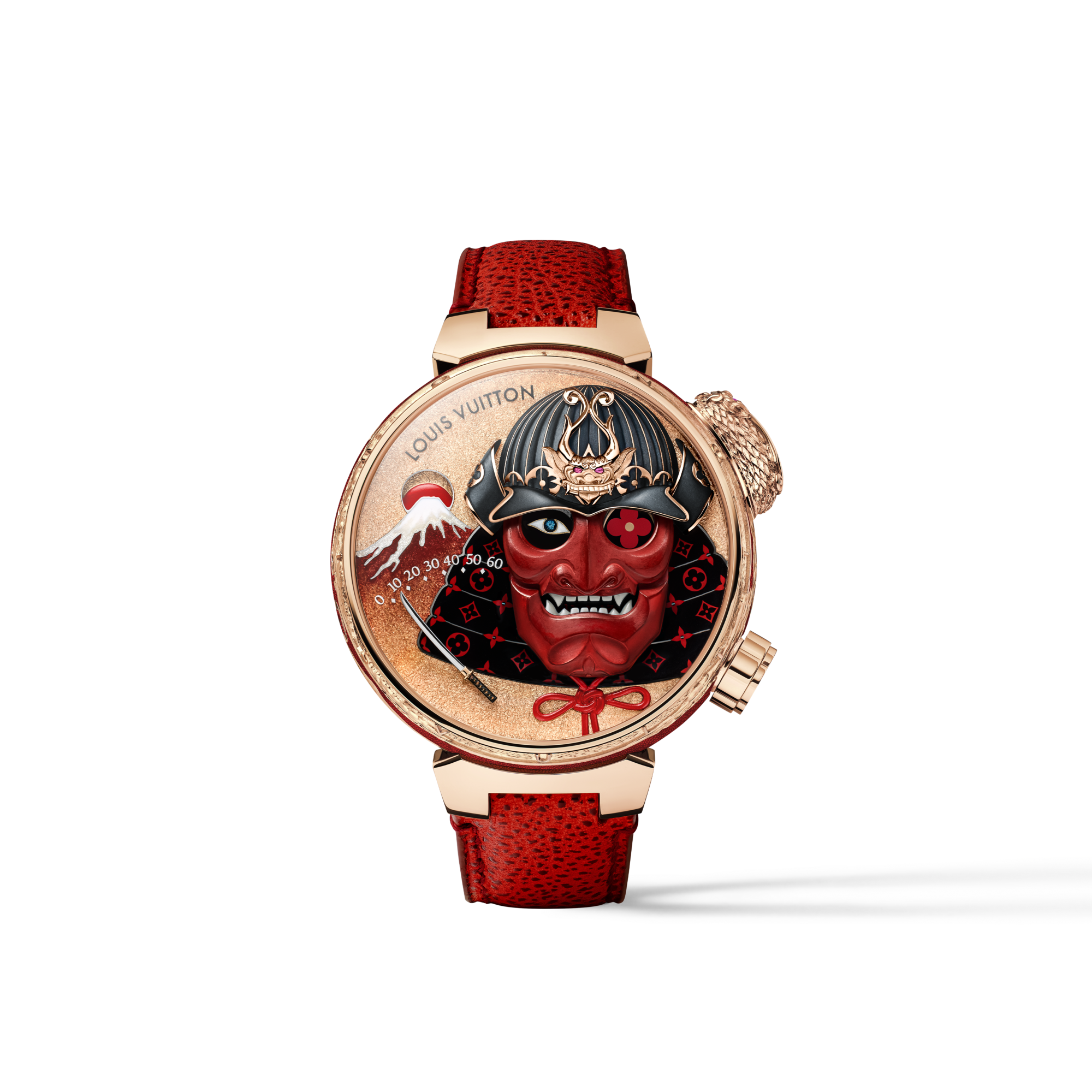 Tambour Bushido Automata, Manual, 46.8 mm, Rose Gold   in Watches