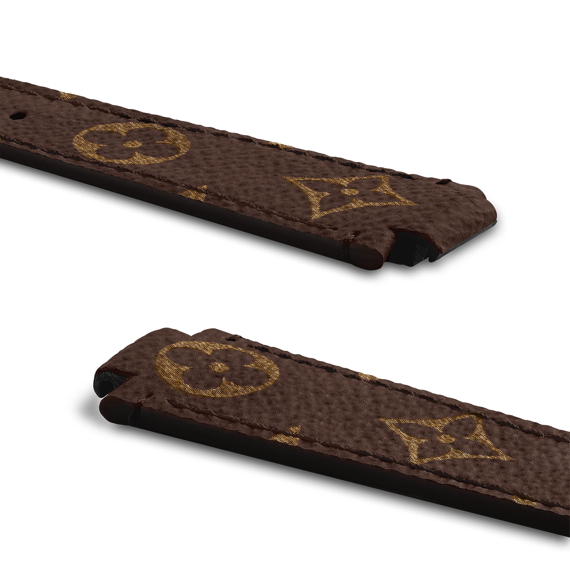 Tambour Monogram Canvas Strap  in Jam Tangan