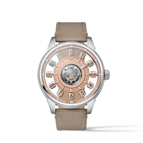 Tambour Spin Time Air Flying Tourbillon, Automatic, 42.5mm, Platinum in Watches's All Watches } collections by Louis Vuitton (Product zoom)