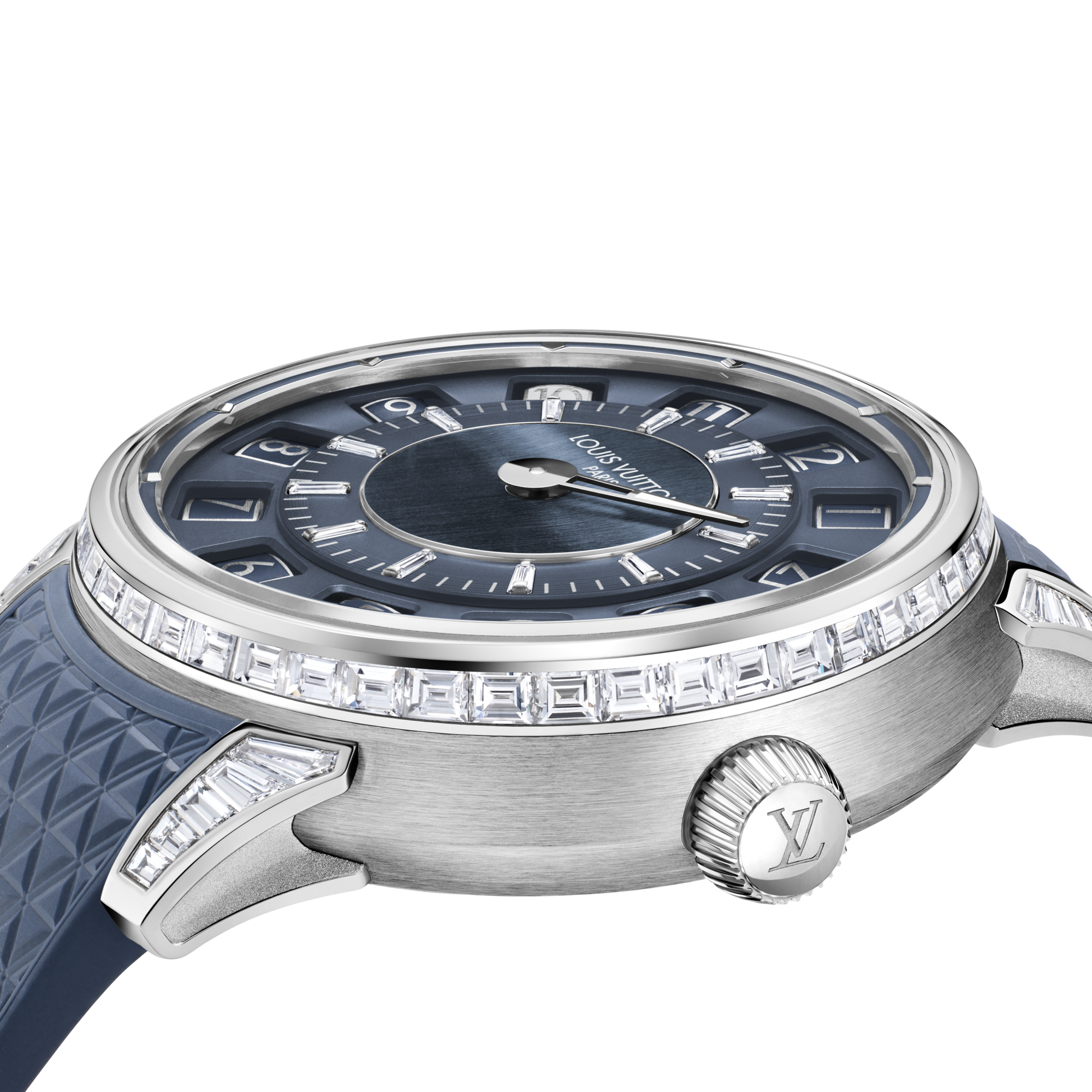 Tambour Taiko Spin Time, Automatic, 39.5mm, White gold, Hawk