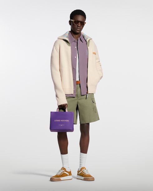 Technical Cotton Cargo Shorts in Men's Ready-to-Wear Pants collections by Louis Vuitton