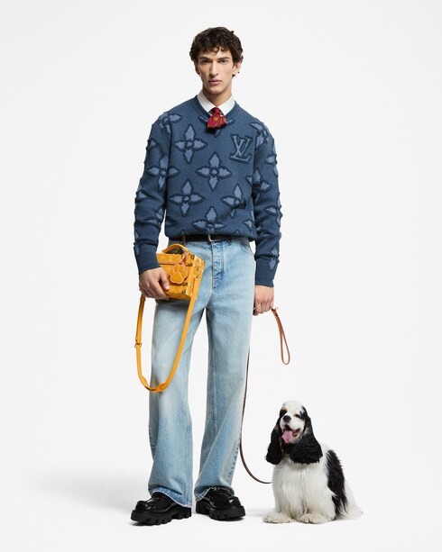Áo Dệt Kim in Đồ Nam's Trang phục Tất cả Trang phục collections by Louis Vuitton