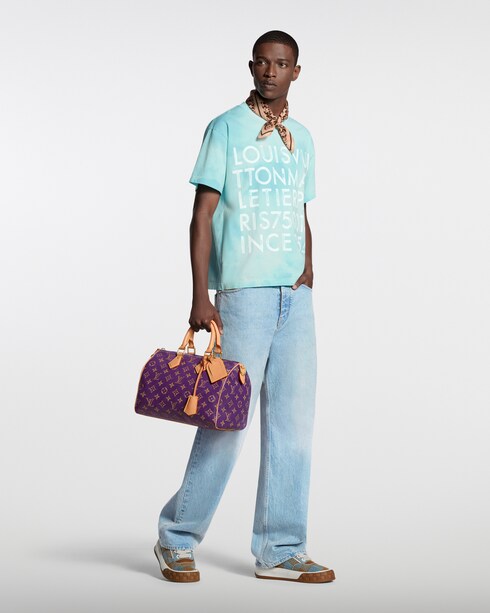 Tie-Dye Printed T-Shirt in Pria's Pakaian T-shirt and Polo collections by Louis Vuitton