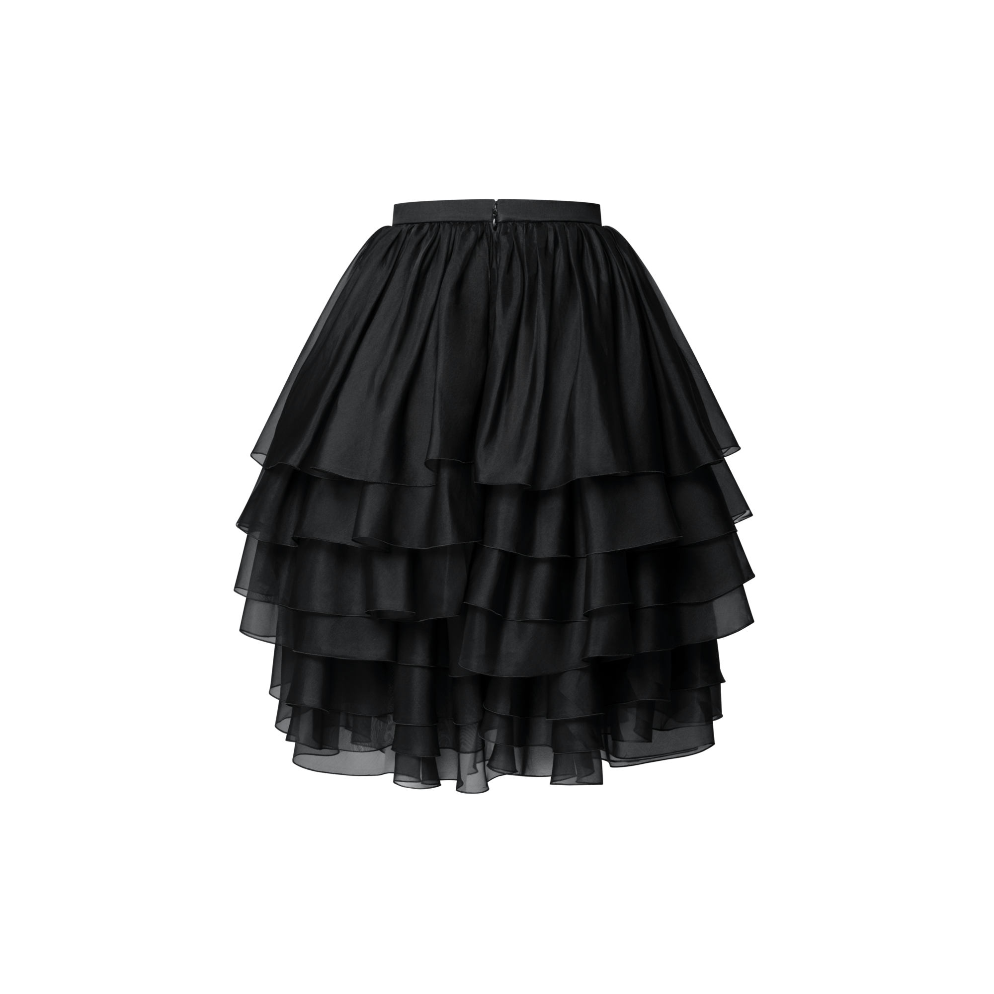 Tiered Ruffle Tutu Skirt  in Wanita