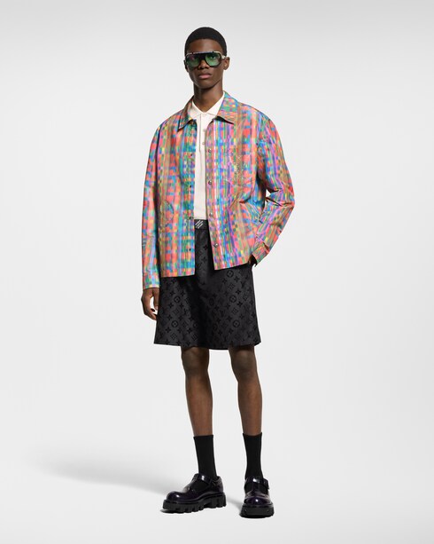 의류 아우터 & 코트 트롱프뢰유 프린티드 오버셔츠 | 루이비통 공식 온라인 스토어®
