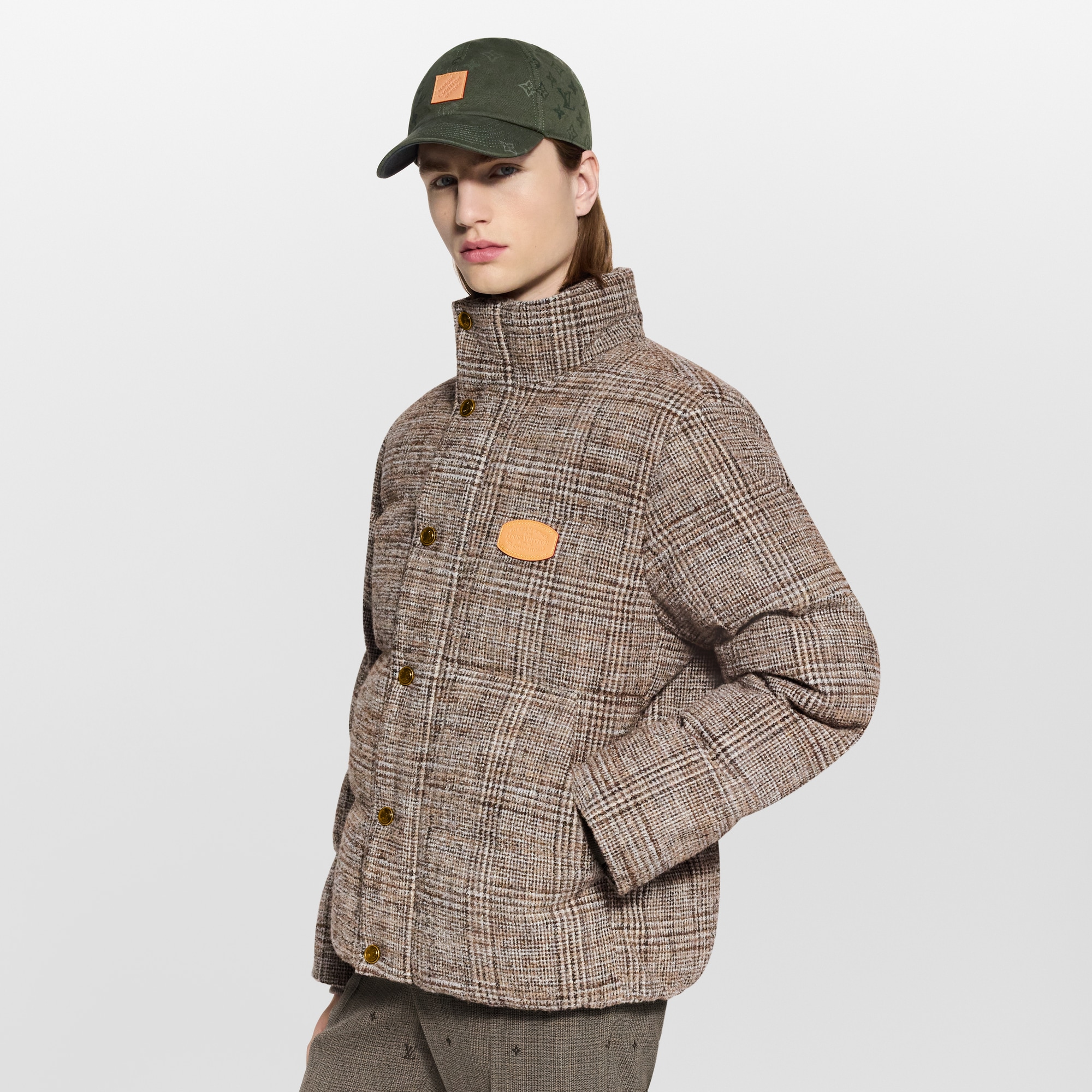 Tweed Down Blouson  in Pria
