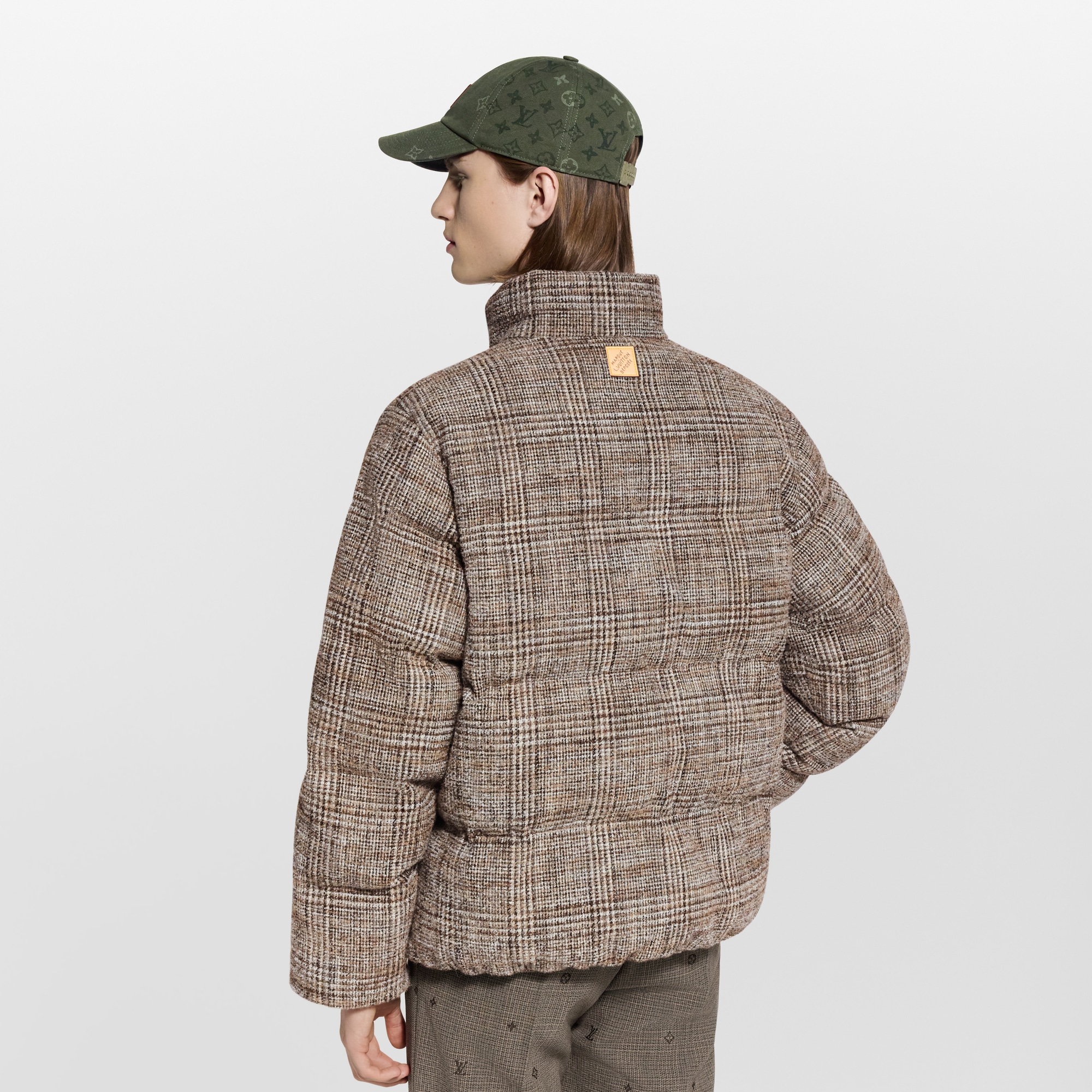 Tweed Down Blouson  in Pria