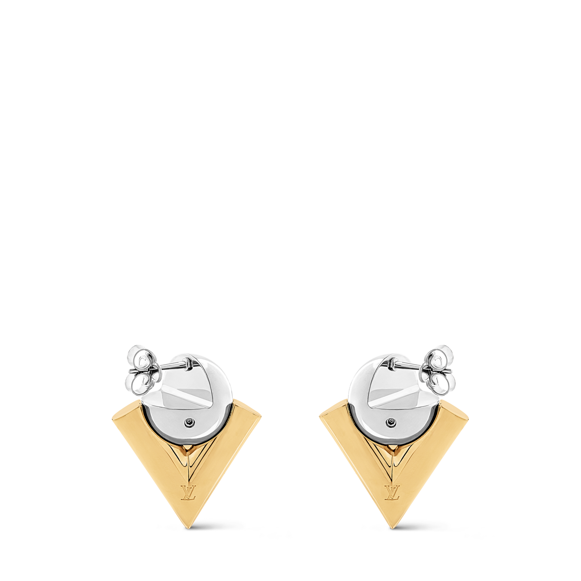 V For Vuitton Pearl And Metal Earrings S00 in Wanita