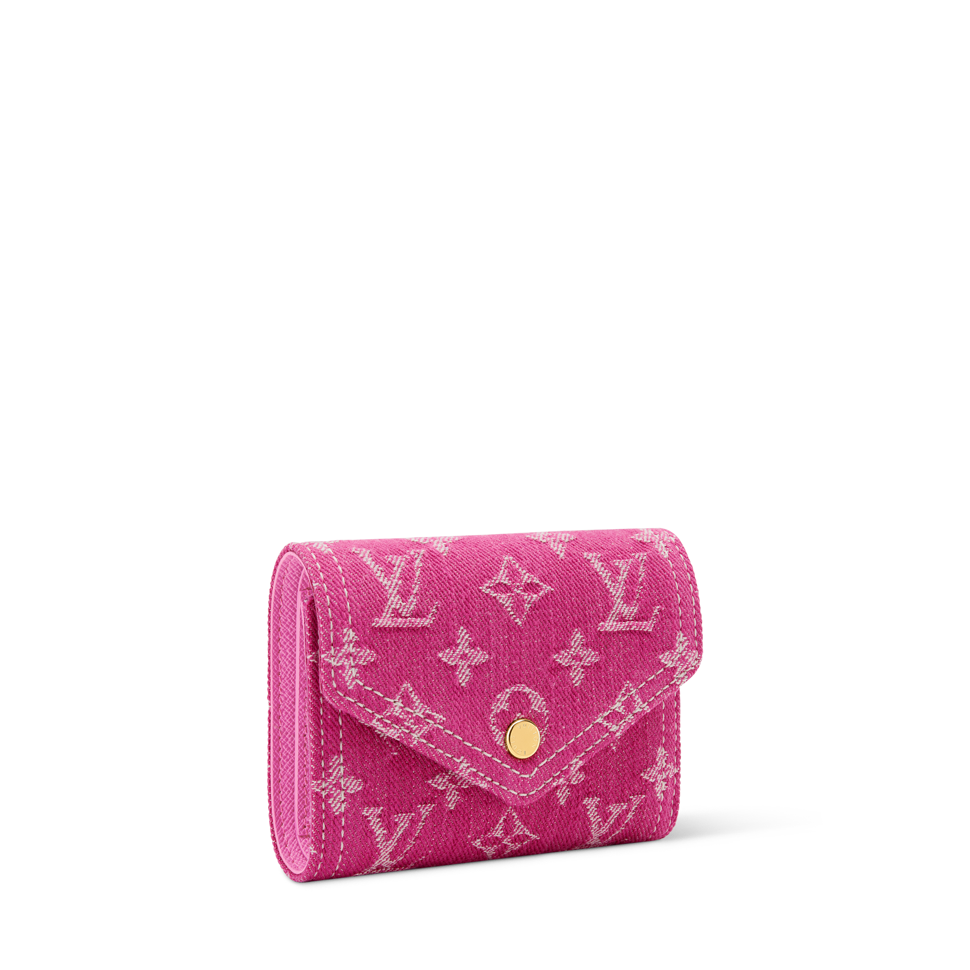 Victorine Wallet Monogram Denim - Compact and Long Wallets 