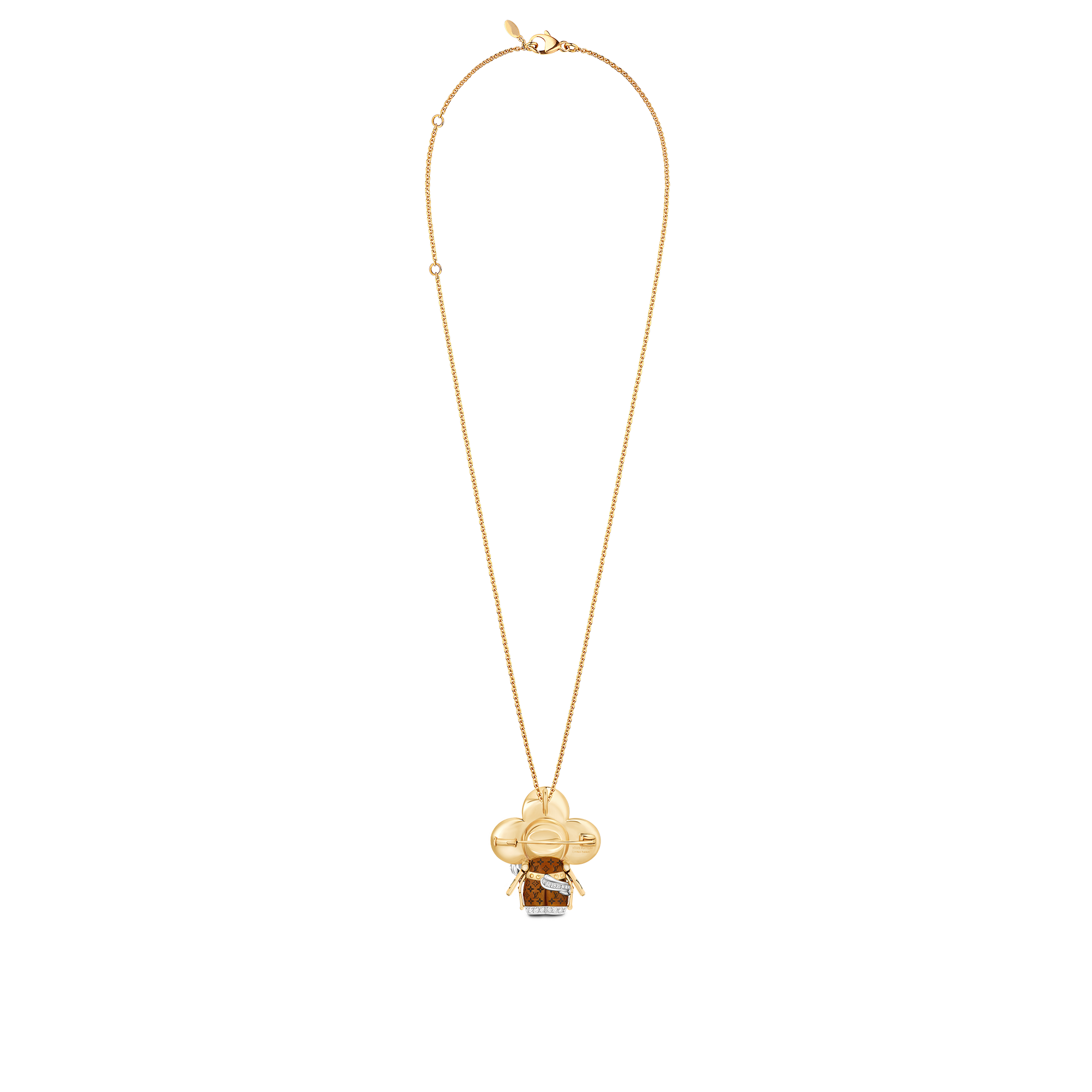 Vivienne Horse Pendant, Yellow Gold, White Gold, Lacquer & Diamonds  in Les Extraordinaires