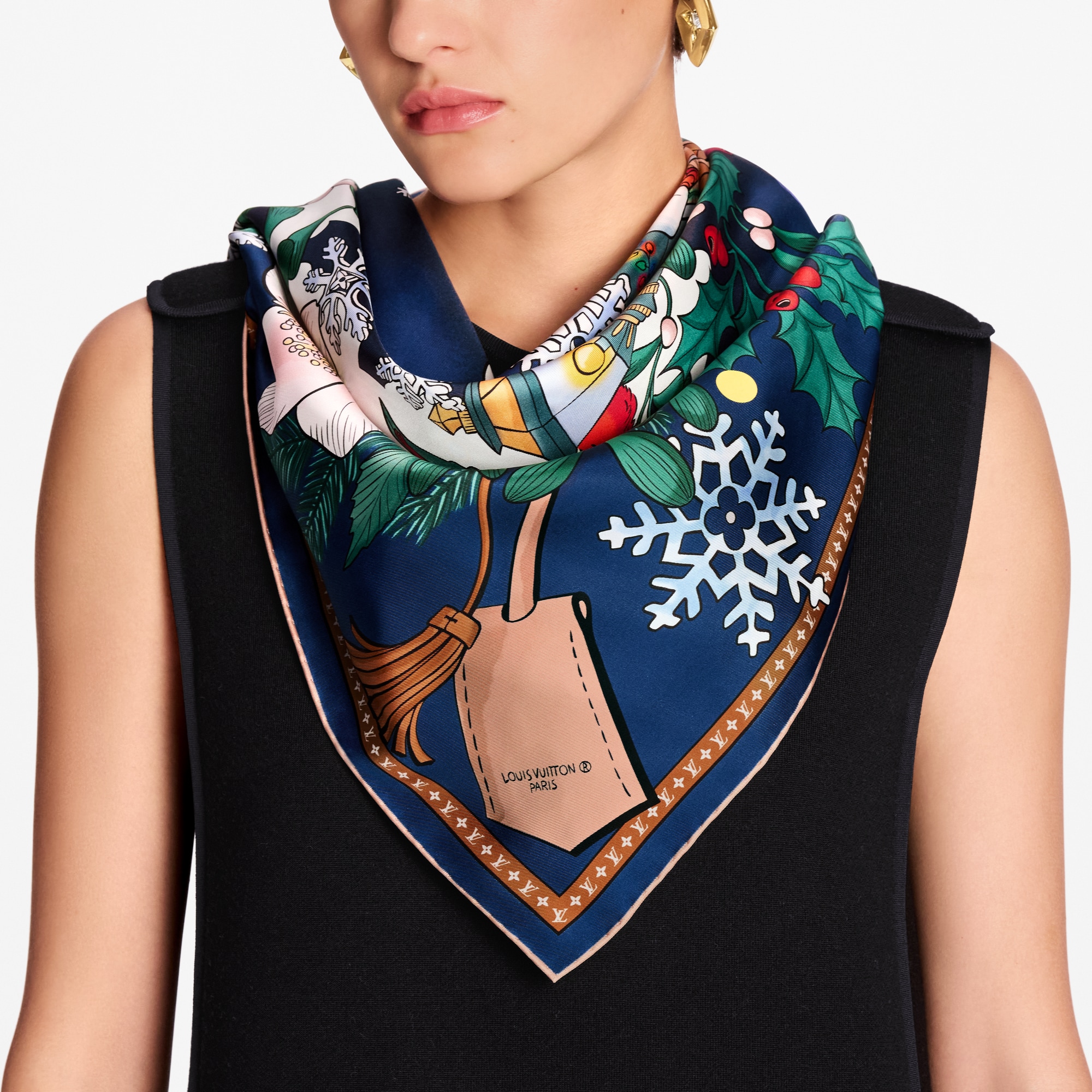 Vivienne Winter Celebration Square 90 S00 in Wanita