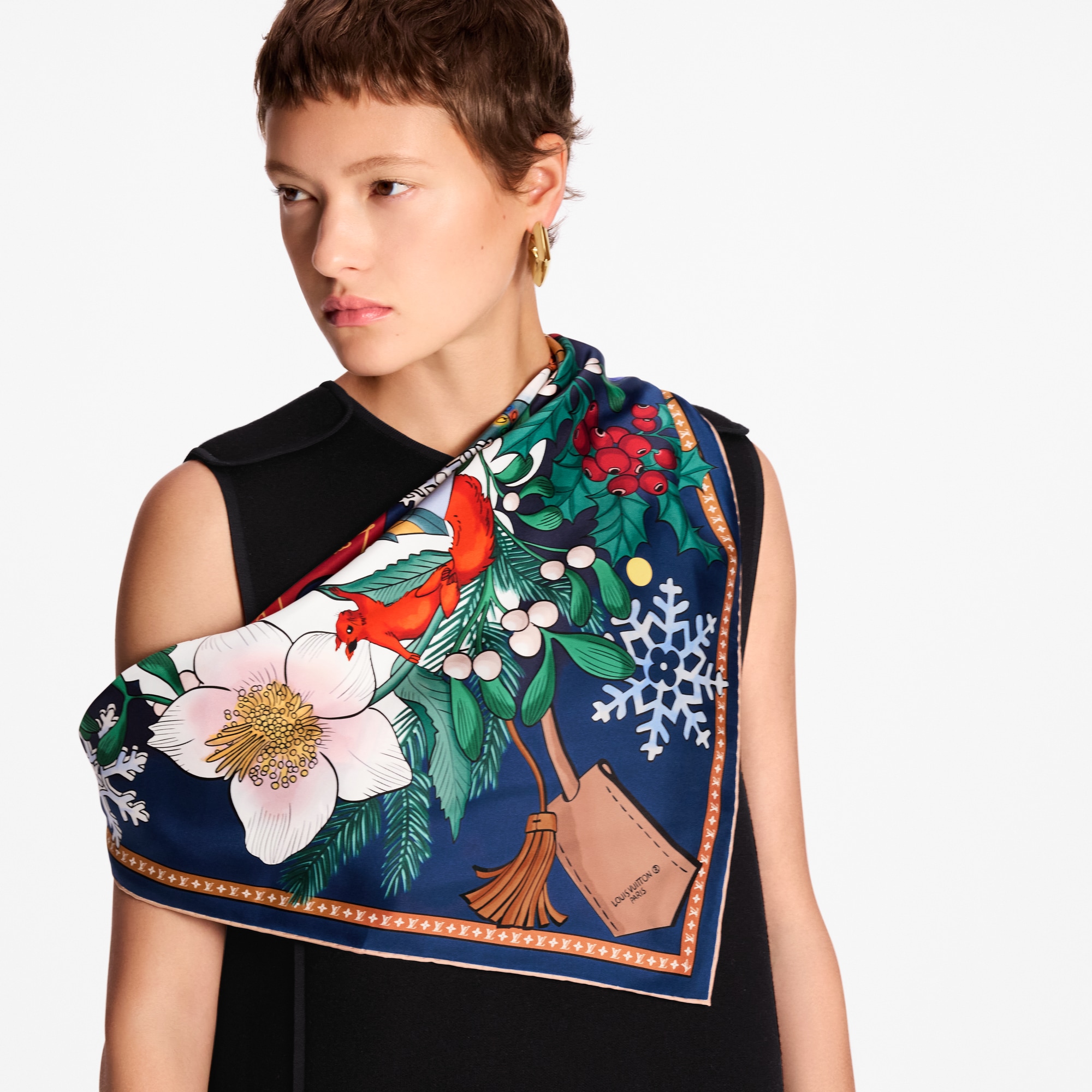 Vivienne Winter Celebration Square 90 S00 in Wanita