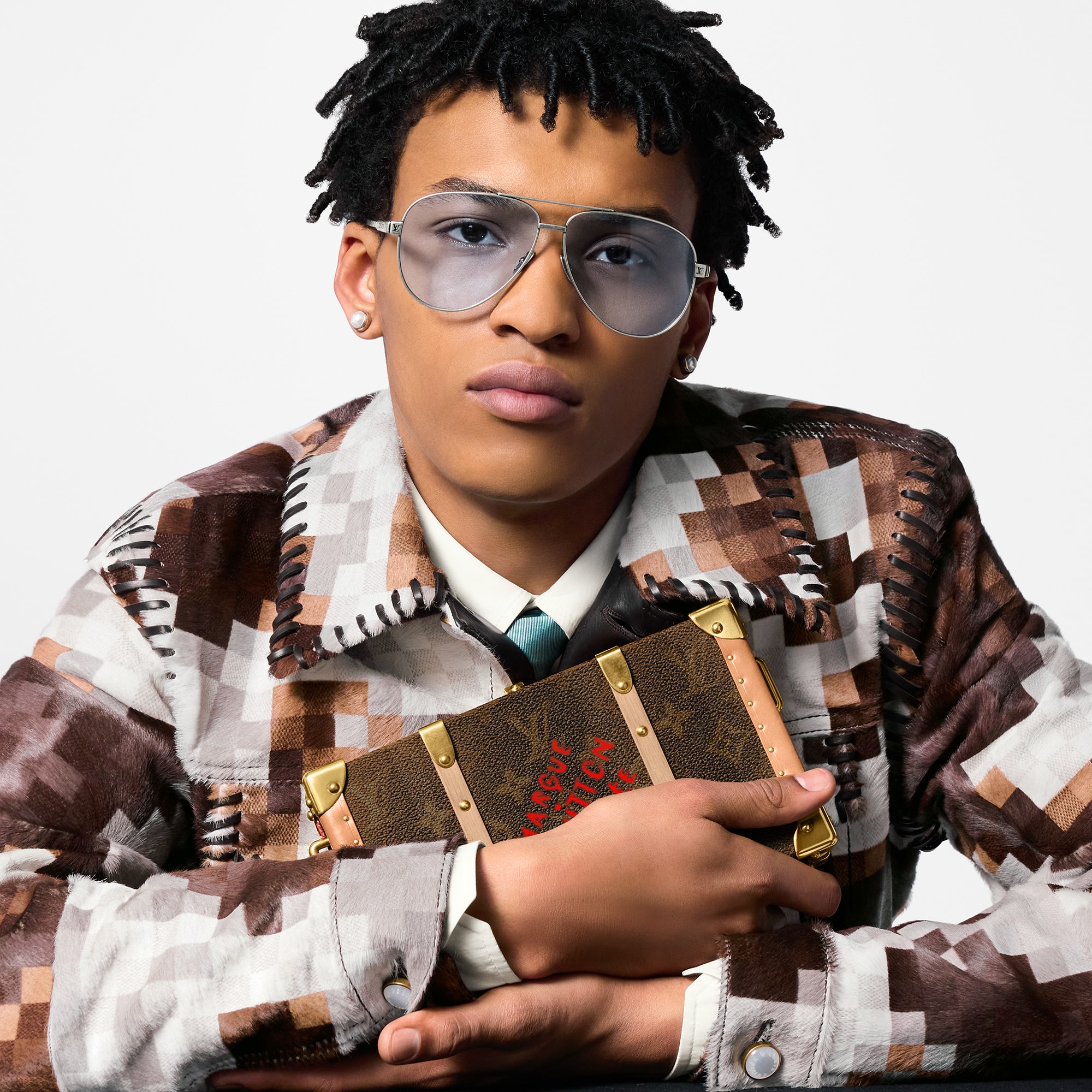 Wallet Trunk Monogram Dust Monogram Other in Les Extraordinaires