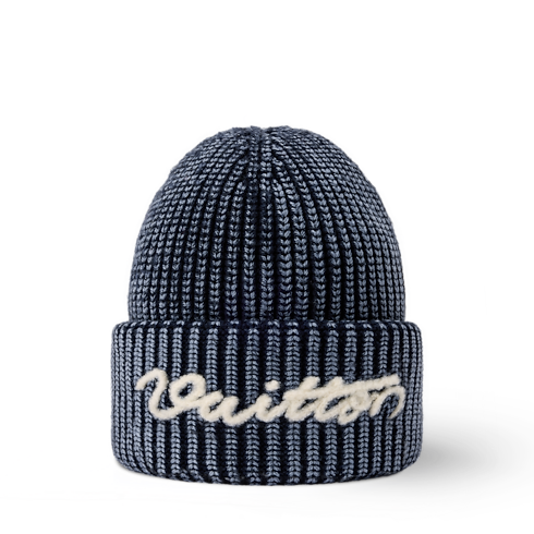 Washed Signature Beanie S00 in Pria's Aksesori Topi dan Sarung Tangan collections by Louis Vuitton (Perbesar produk)