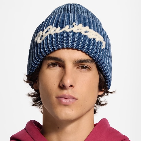 Washed Signature Beanie S00 in Pria's Aksesori Topi dan Sarung Tangan collections by Louis Vuitton (Perbesar produk)