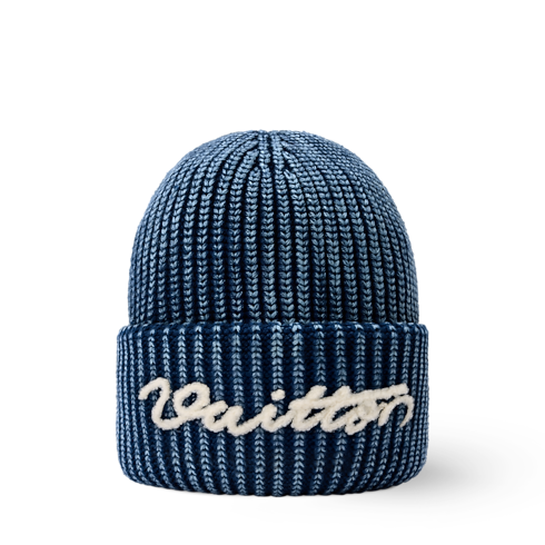 Washed Signature Beanie S00 in Pria's Aksesori Topi dan Sarung Tangan collections by Louis Vuitton (Perbesar produk)