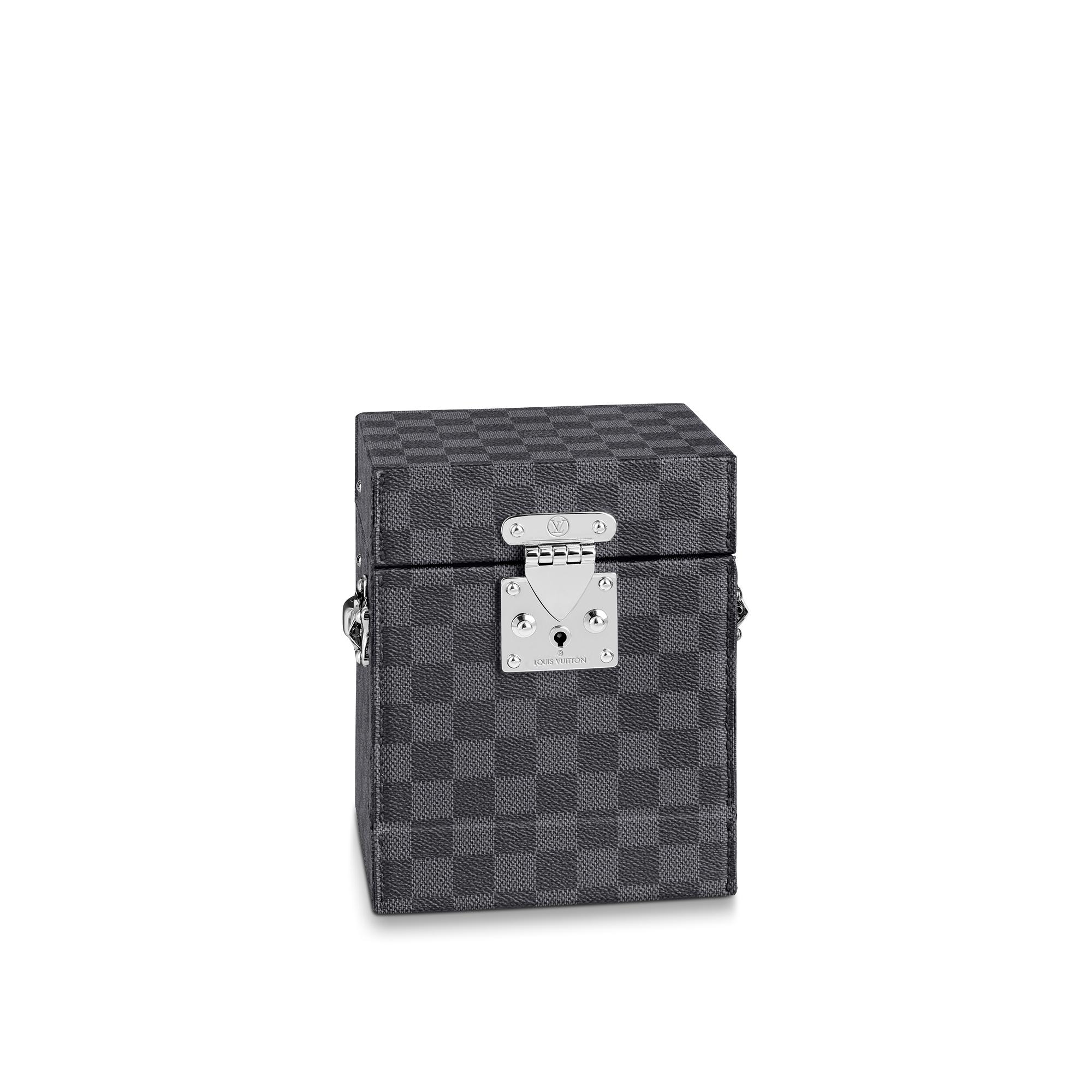 Watch Box Damier Graphite Canvas in Men