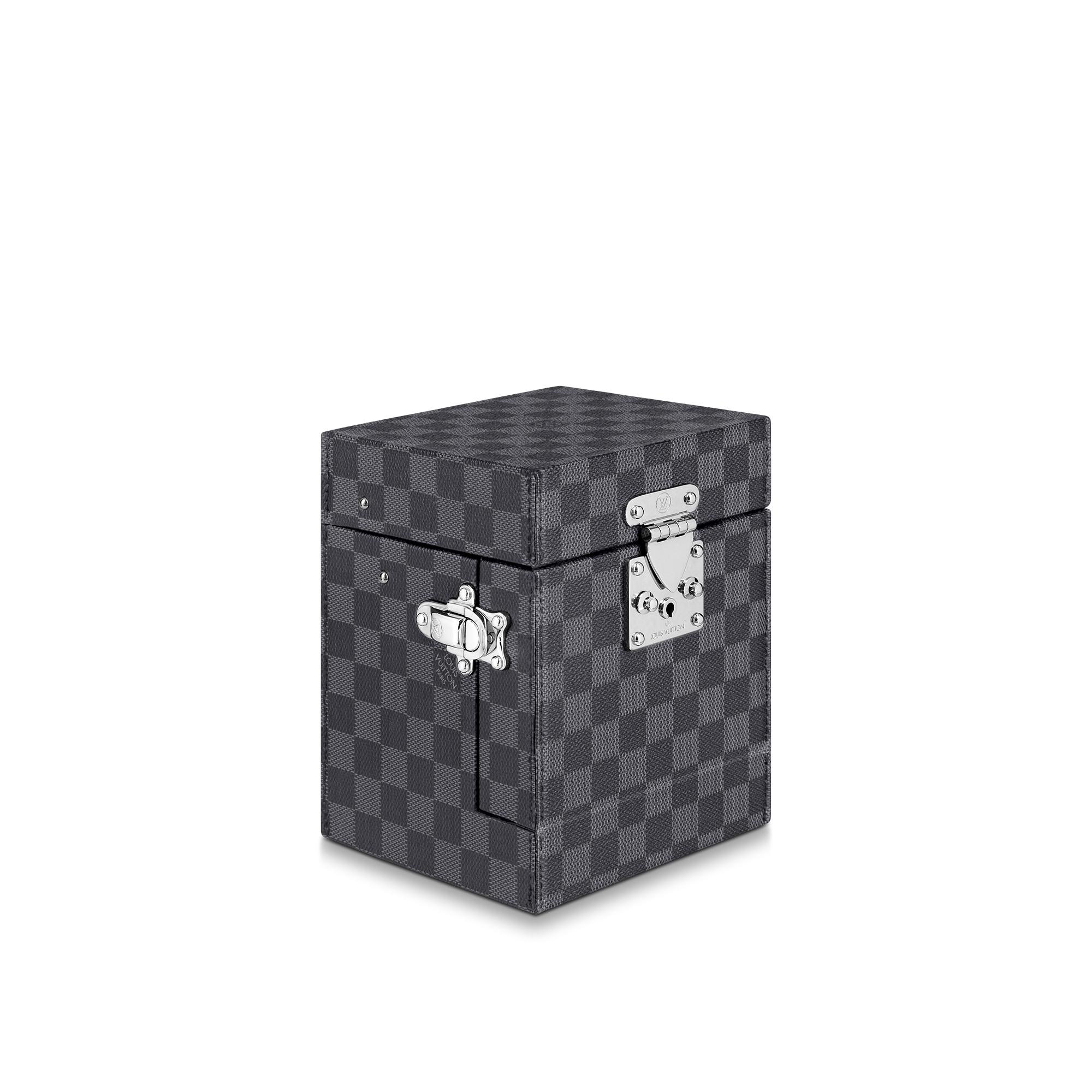 Watch Box Damier Graphite Canvas in Men