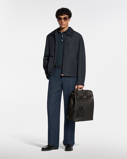 Water-Repellent Wool Mix Workwear Jacket in Pria's Pakaian Outerwear dan Mantel collections by Louis Vuitton