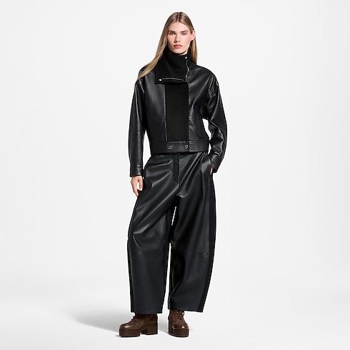 Wool Insert Biker Jacket in Wanita's Pakaian Mantel dan Jaket collections by Louis Vuitton (Perbesar produk)