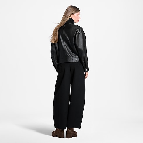 Wool Insert Leather Balloon Pants in Wanita's Pakaian Terbaru collections by Louis Vuitton (Perbesar produk)