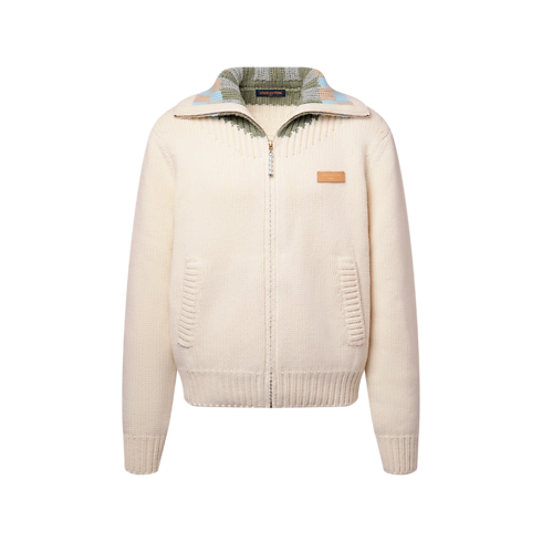 Zipped Intarsia Track Top in Pria's Pakaian Semua Koleksi collections by Louis Vuitton (Perbesar produk)